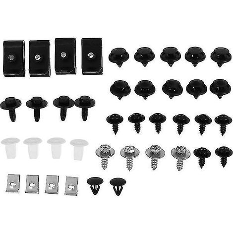 40 vis pour plaques d'immatriculation de voiture (1/3)