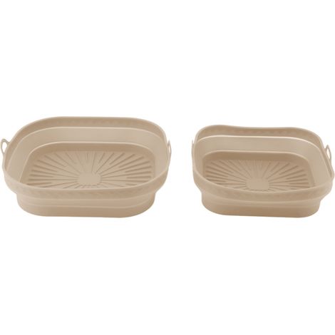 de 2 tapis de cuisson en silicone réutilisables pliables et (1/5)