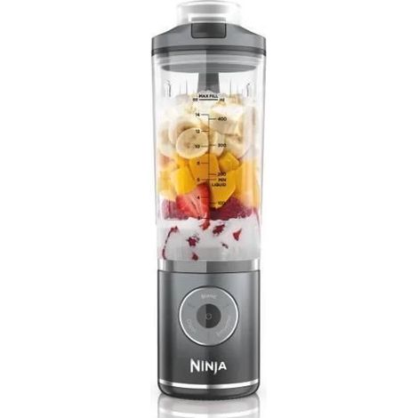 Ninja BC251EUGY licuadora 0,57 L Batidora de vaso portátil Gris, Transparente (1/3)