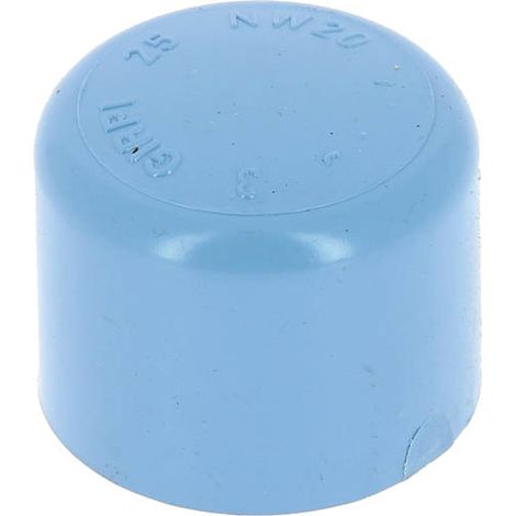 Bouchon PVC bleu air comprimé femelle Ø25
