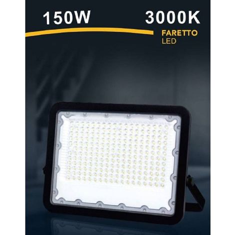 Projecteur Led D'extérieur 150 W Ip65, Lumière Noire 3 000 K, 6 500 K, 4 000 K, Fs150w-n