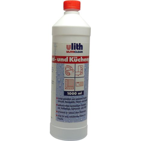 ULITH Bad- und Küchenglanz, 1000 ml Flasche, Universalreiniger für alle Flächen (1/2)