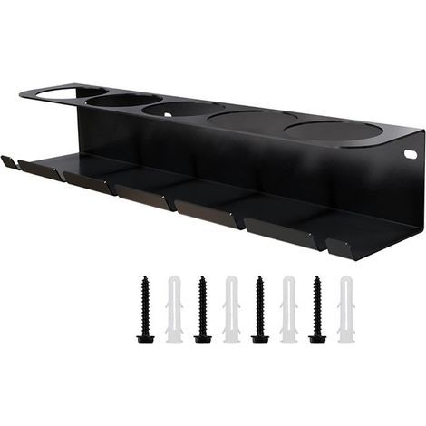 Étagères pour Bouteilles Pulvérisateurs, Mural pour Flacons Pulvérisateurs pour Bombes Aérosols et Organisateur d'Outils Électriques, Support d'Atelier (1/5)