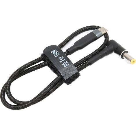 Câble d'alimentation USB-C PD pour PC portable, connecteur DC 5.5x2.5mm, longueur 0.5 mètre (1/5)