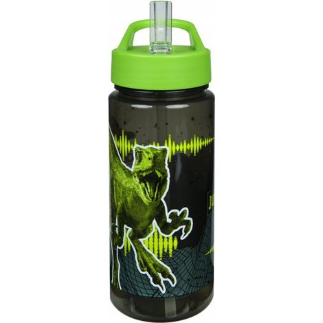 Jurassic World - Bottiglia da 500 ml con beccuccio a cannuccia - 12017 (1/2)