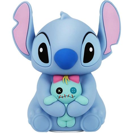 Grand Jester Studios - Figurita iluminada de Stitch con Scrump