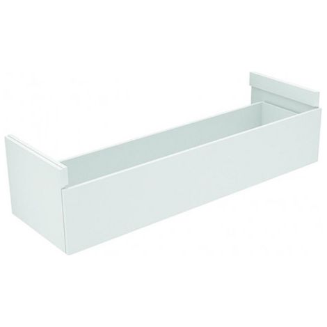 Meuble bas EDITION 400 PLANNING avec découpe siphon 1400x344x450mm anthracite / anthracite KEUCO