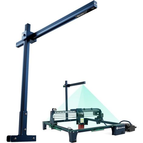 CAM500 Lightburn Appareil photo pour machine à graver laser, module de caméra laser industrielle, 5 MP pixels HD, positionnement précis, enregistrement vidéo grand angle, suivi d'image (1/5)