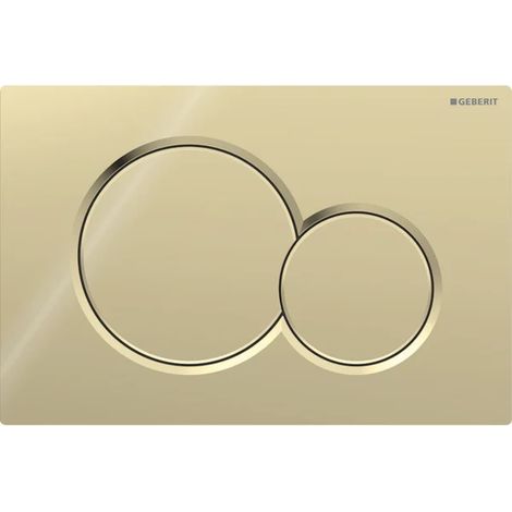 PLACCA DI COMANDO MOD. SIGMA01 GEBERIT Ottone Lucido (1/3)