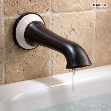 PaulGurkes Robinet de baignoire Nostalgie Retro Noir Vintage Antique (1/5)