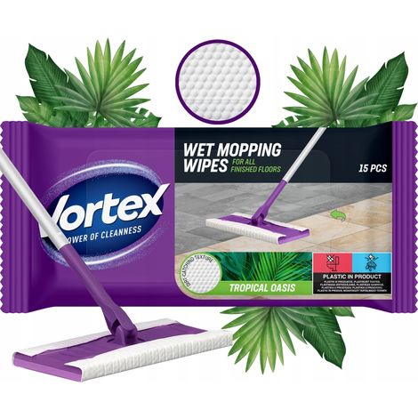 VORTEX Bodenreinigungstücher 15 Stück Tropical Oasis