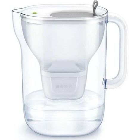 Brita Wasserfilterkanne - Filterkanne Style XL LED, Volumen 3,6 l, Maxtra Pro Filter, grau 1052803