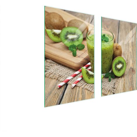 GLASSCHUTZPLATTE FÜR HERD 75x52 KIWI (1/5)