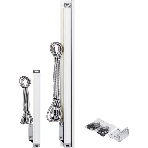 Mophorn 2 Präzisions-Linearmaßstäbe - 250 mm (10 Zoll) und 1000 mm (40 Zoll) für genaue Messungen (1/5)