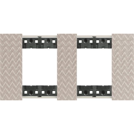 Living Now plaque pixel 2X2 modules 71V BTICINO BTKA4802M2MW