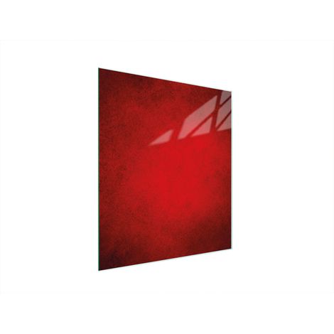 Schneidebrett aus Glas, 45 x 52 cm, rot (1/5)