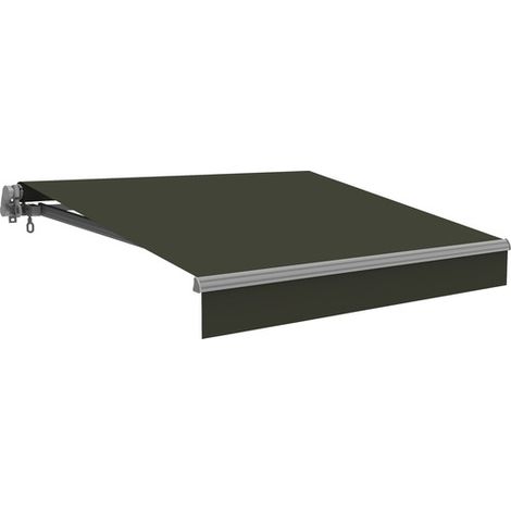 [GEBRAUCHT] B-Ware Gelenkarmmarkise Markise Sonnenschutz 2x1,5 Stoff Lotuseffekt Ral 9006