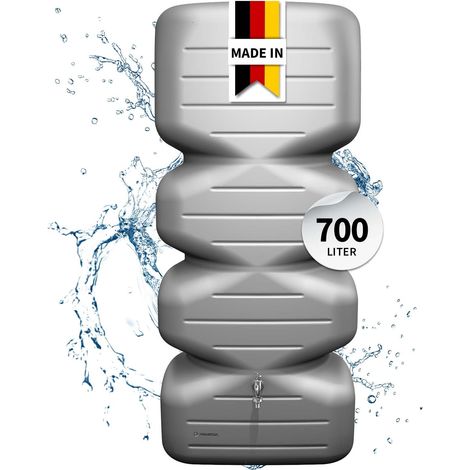 GARANTIA CUBUS Regentonne 700 Liter betongrau
