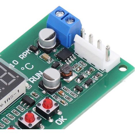 Régulateur de température de ventilateur PWM, Module numérique de température à 4 fils avec mesure de-9.9 à 99.9 ℃, tension DC11-55V (1/4)