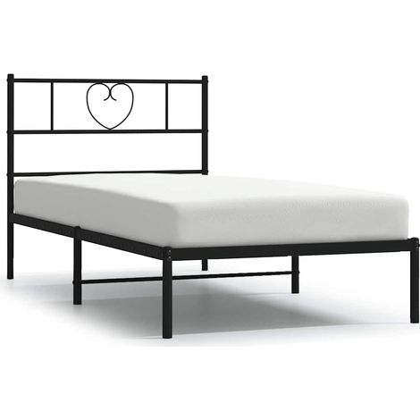 Maison Exclusive - Estructura cama sin colchón con cabecero metal (1/5)