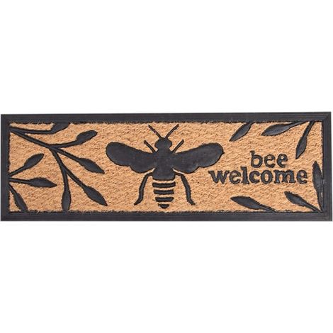 Felpudo decorativo con motivo de abeja. (1/3)