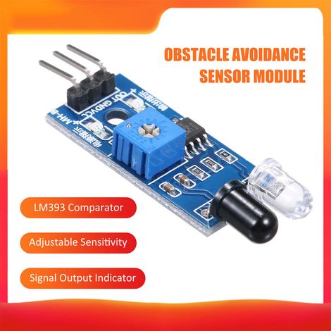 Infrarouge Obstacle Évitement module de capteur photoélectrique réfléchissante pour RC Smart Car robot (1/5)
