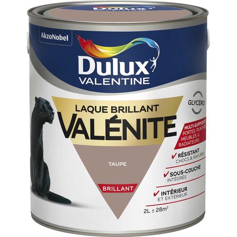 Peinture Laque Valénite Brillant Taupe 2 L - Dulux Valentine