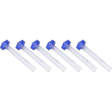 10-teiliges Messzylinder-Glas-Set (100 ml) mit großem Fassungsvermögen und transparenter Skala für Experimente (1/5)