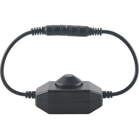 DC 12V-24V 6A Dimmerschalter für LED-Streifen und LED-Streifen 3528 5050 5630 Schwarz (1/4)
