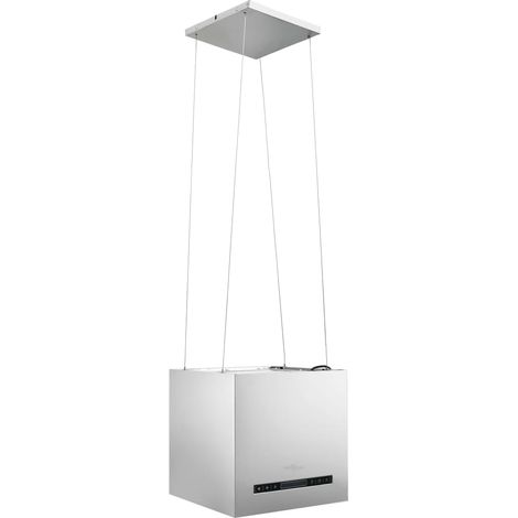 Hotte suspendue à capteur tactile LCD 37 cm acier inoxydable