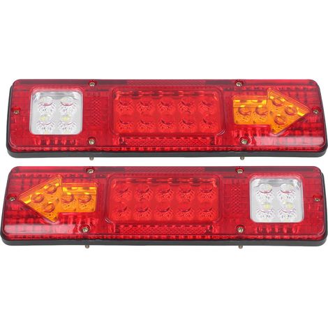 2 universelle 12V-LED-Blinker mit hoher Helligkeit für Anhänger, LKW, Wohnwagen, Boot, Wohnmobil (1/5)