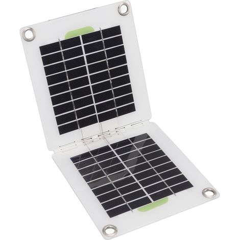 Panneau solaire pliable 10W chargeur batterie portable pour voiture camping-car automobile (1/5)
