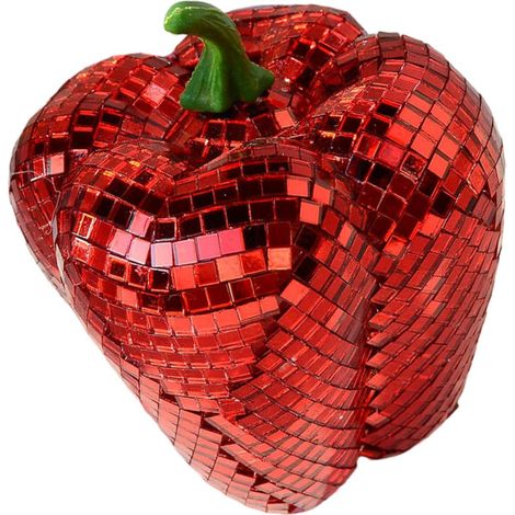 Decorazioni a forma di palla da discoteca: pera/pomodoro/carota/peperone-4