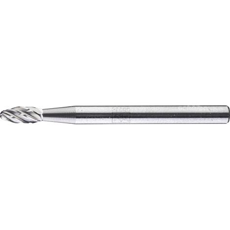 PFERD TOOLS Hartmetall Hochleistungsfrässtift ALLROUND Flamme B Ø03x07 mm Schaft-Ø 3 mm universal grob (1/3)
