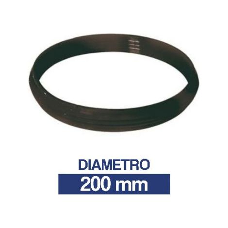GUARNIZIONE SILICONICA PER TUBO TUBI STUFA PELLET CAMINO CANNA FUMARIA 24434V 200 (20805)