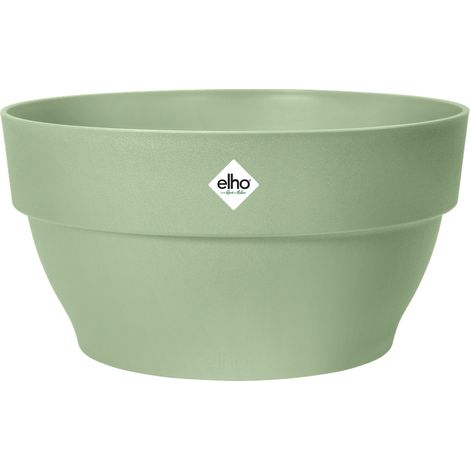 Elho Vibia Campana Coupe 27 - Vert - Ø 27 x H 14 cm - extérieur - 100% recyclé (1/3)