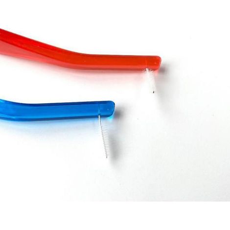Brosse à dents orthodontique V Trim + Brosse interproximale 4 brosses à dents Étiquette (1/5)