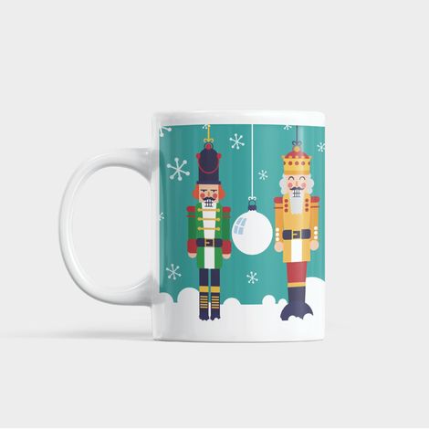 Tasse de Noël Casse-Noisette – Cadeau de Noël – Idées cadeaux avec casse-noisette – Joyeux anniversaire – Tasses pour café lait – Céramique 350 ml (1/5)