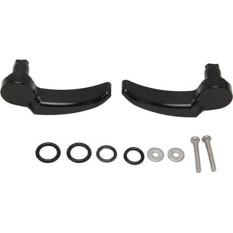 Kit de fixation pour sacoches (1 paire) avec lève-sacoches anodisé noir, compatible Ultra Limited FLHR FLHT FLHX FLHTK (2014-2023). (1/5)