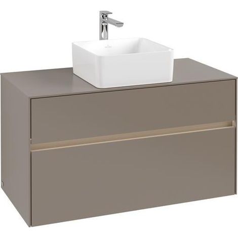VB WTUS Collaro C038B0 1000x548x500mm avec cloche. 2 extraits WT m.tig Gris Truffe