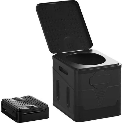 Toilette Portable, Toilette Camping Pliable, WC Aucun Chimique Portable, Adaptées Au Camping en Plein air,, Aux Embouteillages-20L (1/4)