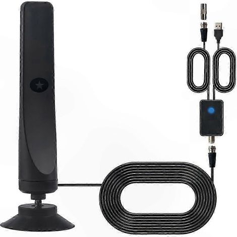 TV-Antenne mit Saugnapf und Plug-and-Play-Funktion für optimalen Empfang (1/4)