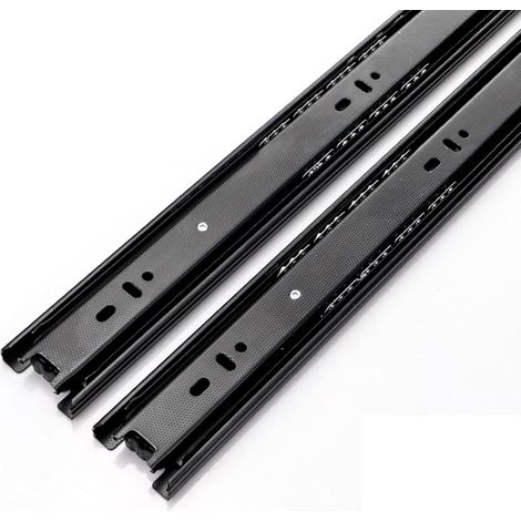 Lot de 2 glissières tiroir - Rails remplacement pour latérales et 250 (1/5)