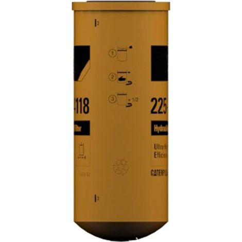 225-4118 Fuel filter element suitable for Caterpillar excavators. (1/3)