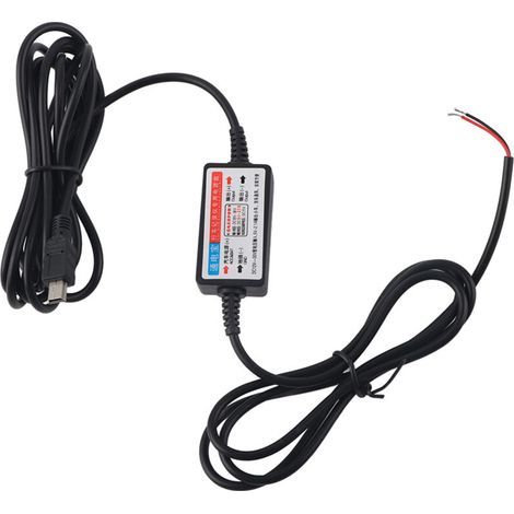 Mini 12V to 5V USB Converter with Low Voltage Protection - 3m Reducer Cable (1/5)