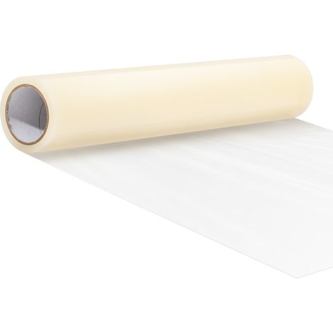 VEVOR Carpet Protection Film, 24" x 50' Floor and Surface Shield with Self Adhesive Backing & Easy Installation, Polyethylene Adhesive Car Mat Protector Roll for Construction & Renovation (1/5)