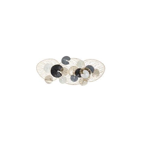 Décoration murale Mauro Ferretti Luxy métal multicolore 124 cm (1/5)