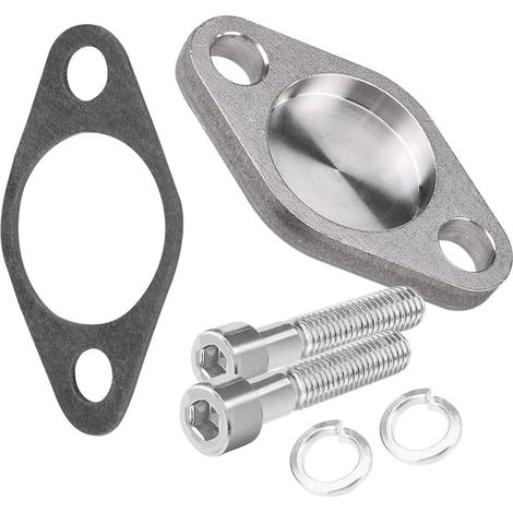 Valve Plate, 8mm EGR Valve Blanking Plate EGR Valve Block off Plates Kit with Gasket for E53 E38 E39 E46 X5 (1/5)