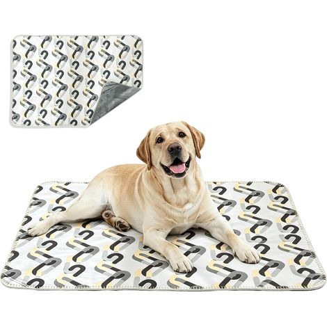 Tapis Éducateur pour Chien Lavable Réutilisable 65x90cm Tapis Lapin (1/5)