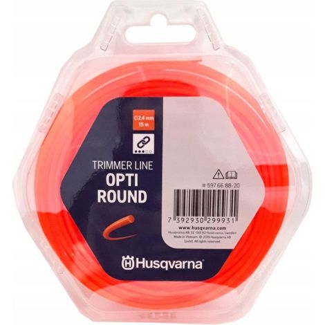 Hilo para desbrozadoras Husqvarna Opti Round de 2,4 x 15 m (original) (1/3)